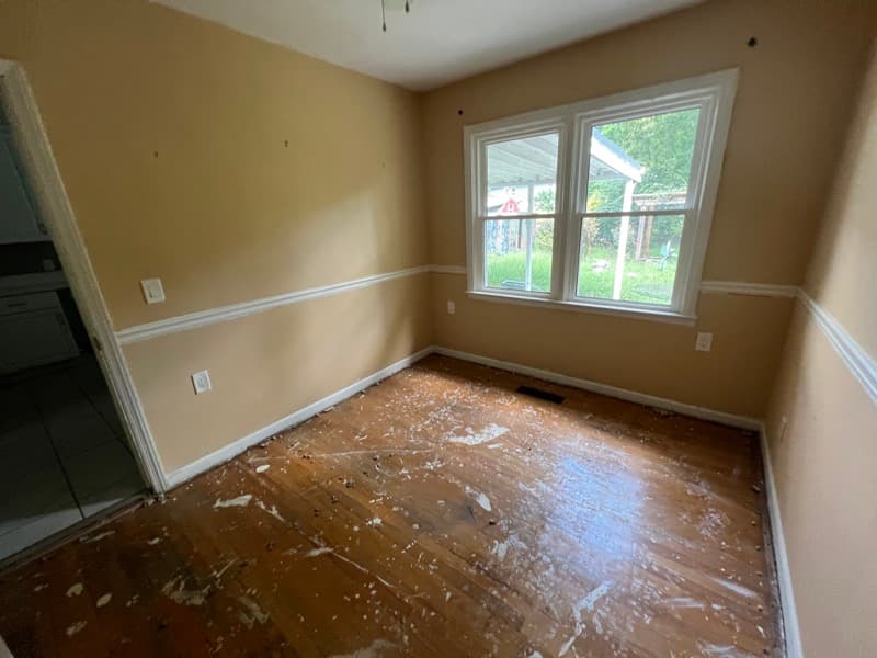 Home in rough condition that we purchased